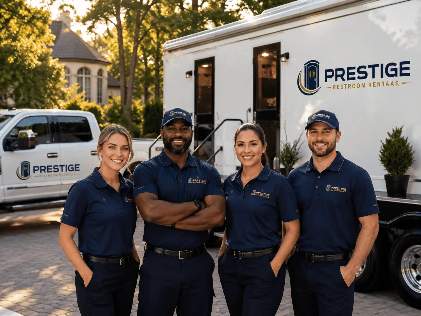 Trusted Luxury Portable Restrooms company in El Paso, AR